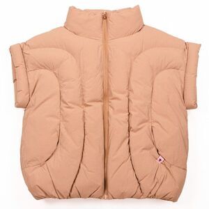 New Simply Southern Brown Teddy Caramel Puffer Vest